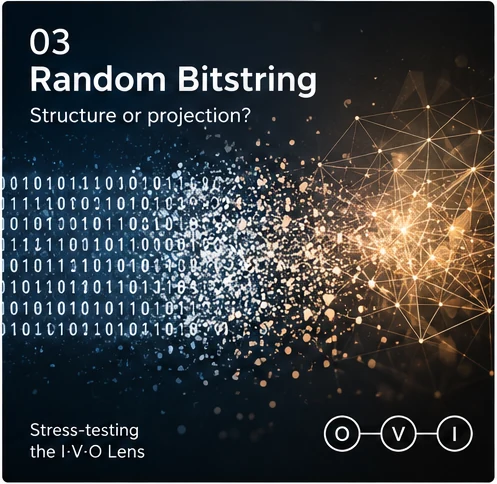 Random Bitstring — Structure or projection?