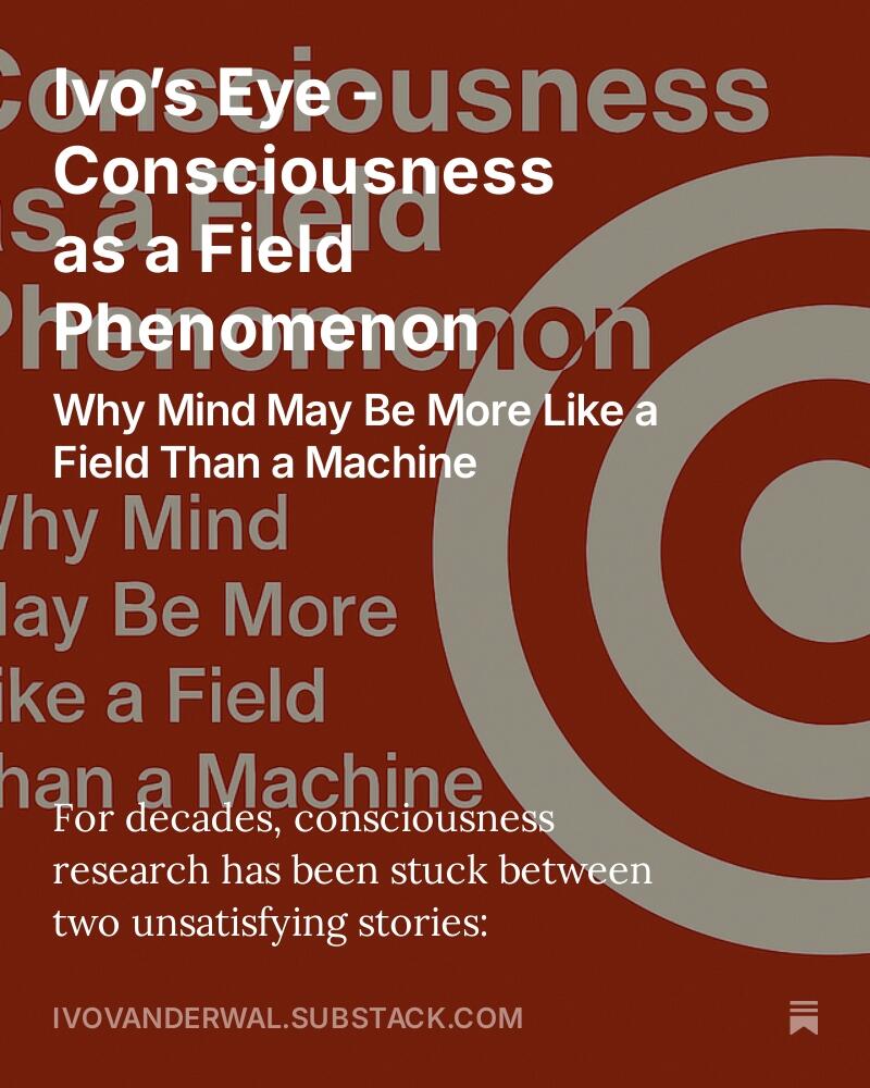 Consciousness as a Field Phenomenon
