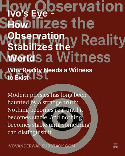 How Observation Stabilizes the World