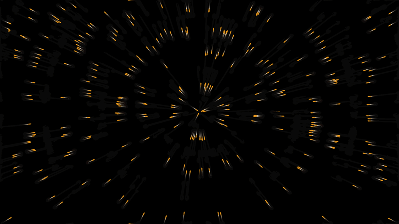 Two waves producing an interference pattern